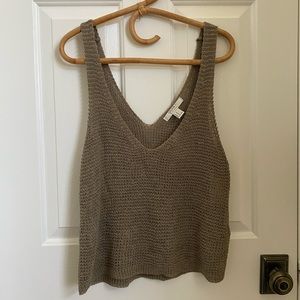Olive Sage Summer Sweater Top, Forever21, M